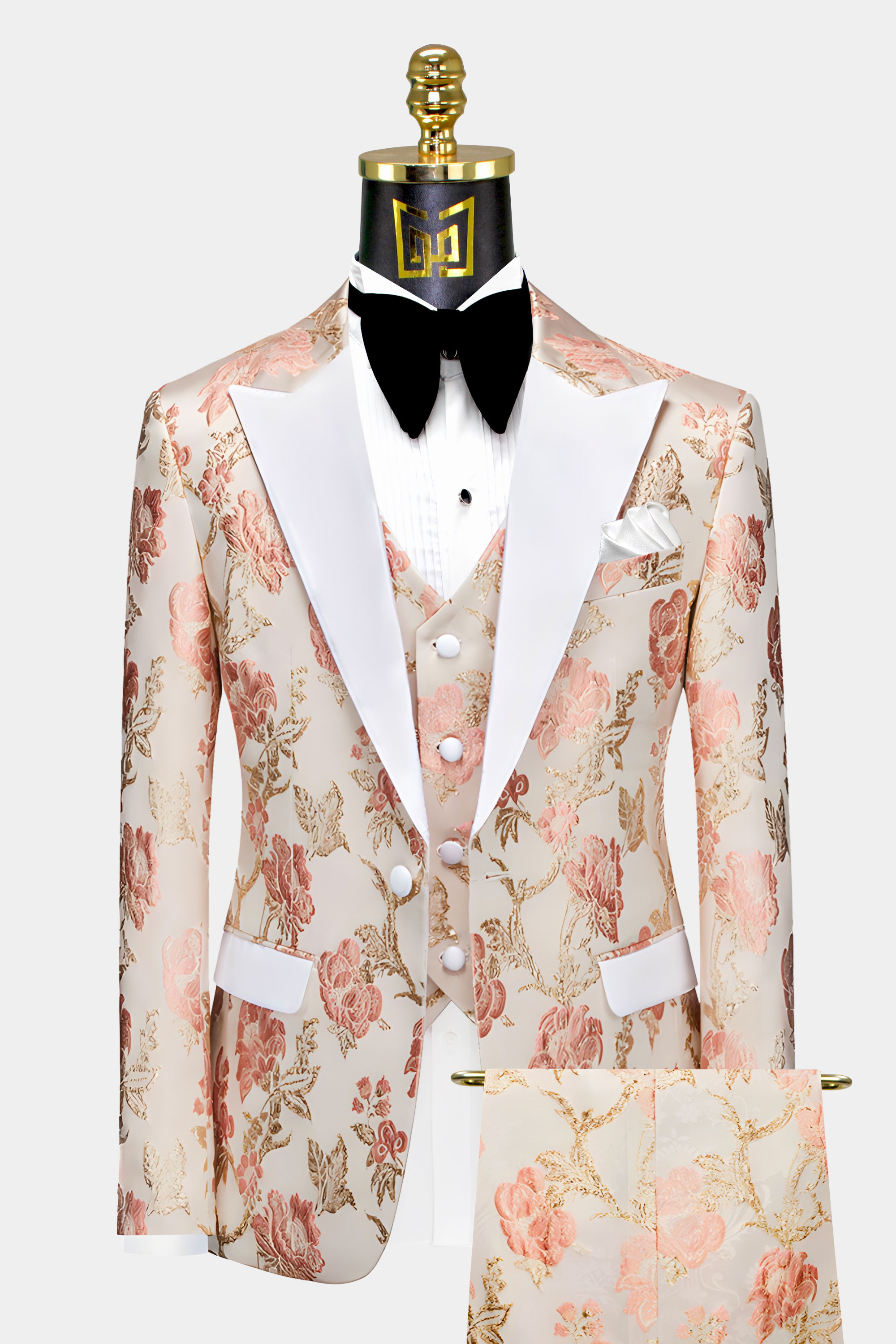 prom suits that match a champagne dress